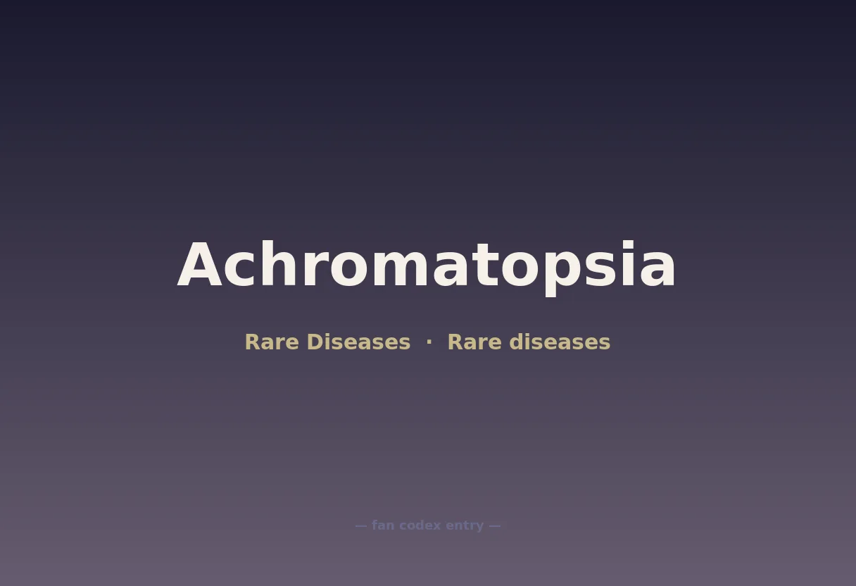 Achromatopsia